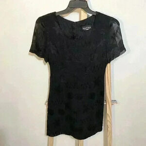 RANDI MAY COLLECTION SIZE 8 VINTAGE STYLE BLACK DRESS